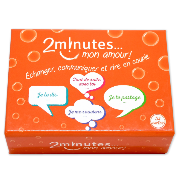 Jeu De Couple 2 Minutes Mon Amour 52 Cartes Pour Mieux Communiquer